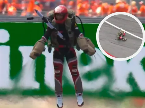 Accidente en la Fórmula 1: falló el traje volador y se estrelló