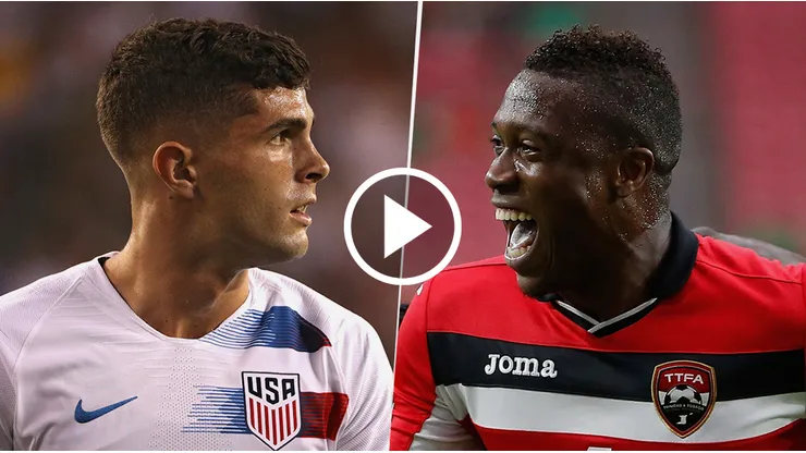 Estados Unidos y Trinidad y Tobago se miden por la Copa Oro.