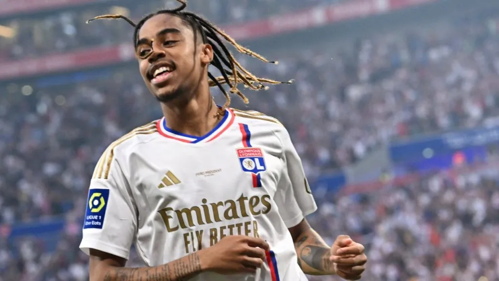 Bradley Barcola, joven figura de Olympique de Lyon (IMAGO / PanoramiC).