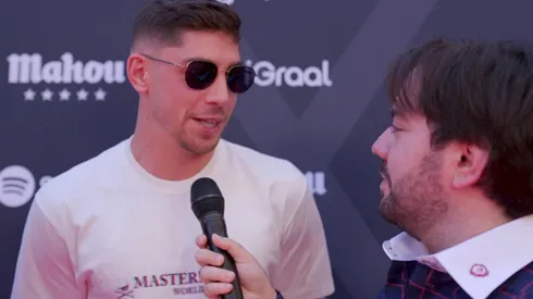Fede Valverde, en La Velada de Ibai en el Metropolitano.