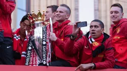 Tom Cleverley, campeón de la Premier League 2013 con Manchester United.