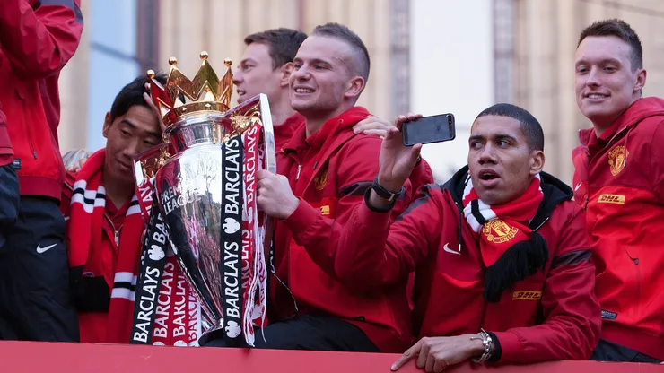 Tom Cleverley, campeón de la Premier League 2013 con Manchester United.
