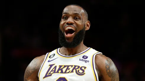 LeBron James con Los Angeles Lakers en la NBA.