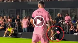 El pase del guardaespaldas de Messi.