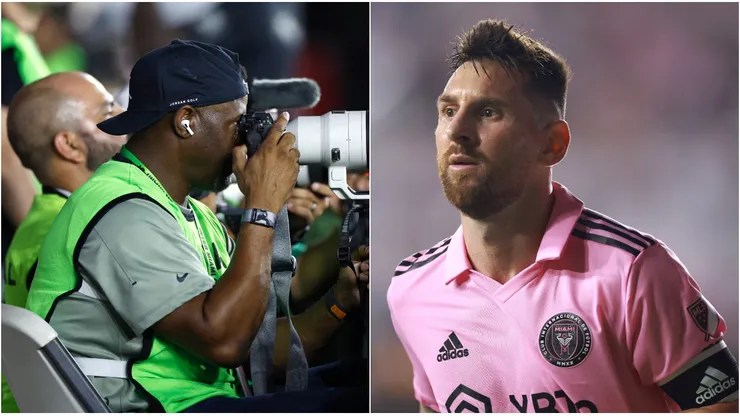 Lionel Messi (der.) en Inter Miami vs. Nashville SC.