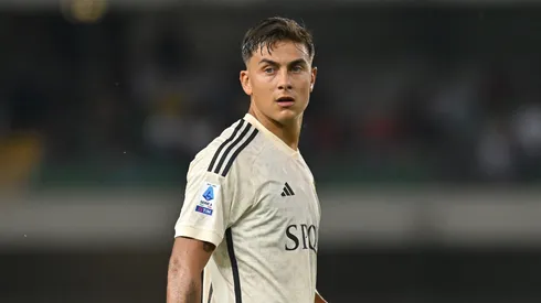 Paulo Dybala, en su último partido con Roma.