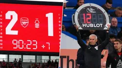 Tiempos añadidos en la Premier League