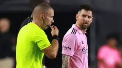 Chris Penso y Lionel Messi en Inter Miami vs. Nashville SC.