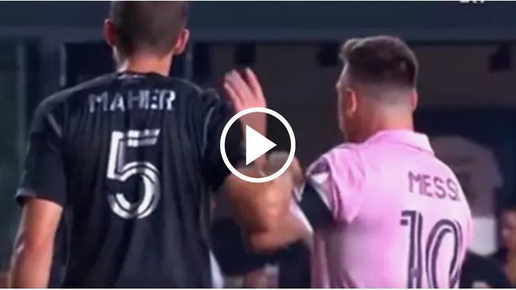 El enojo de Messi en Inter Miami vs. Nashville SC.