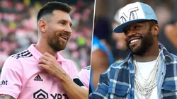 El ex boxeador llegó hasta con un jockey con los colores de la selección de Argentina.