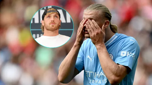 Haaland reveló a Logan Paul un bizarro hábito nocturno