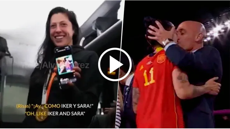 Luis Rubiales presentó un video a la FIFA en el que se ve que Jenni Hermoso se ríe de las capturas del beso que desató la polémica.