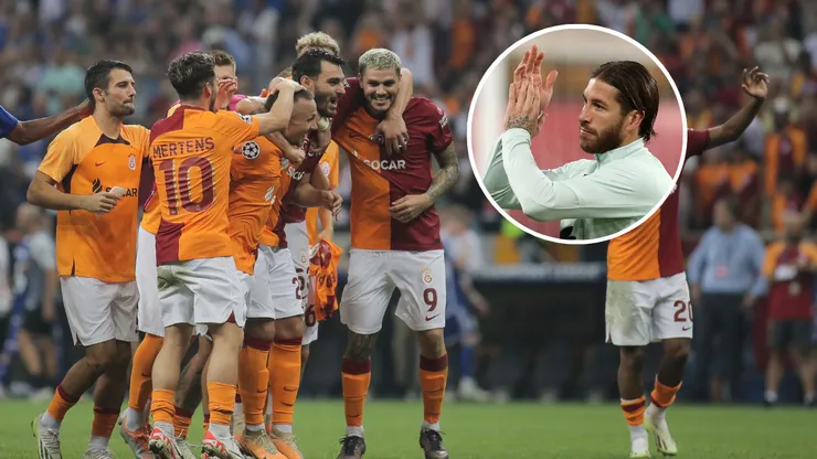 Galatasaray clasificó a la Champions League y reunió así una condición más para tentar a Sergio Ramos. Getty Images.