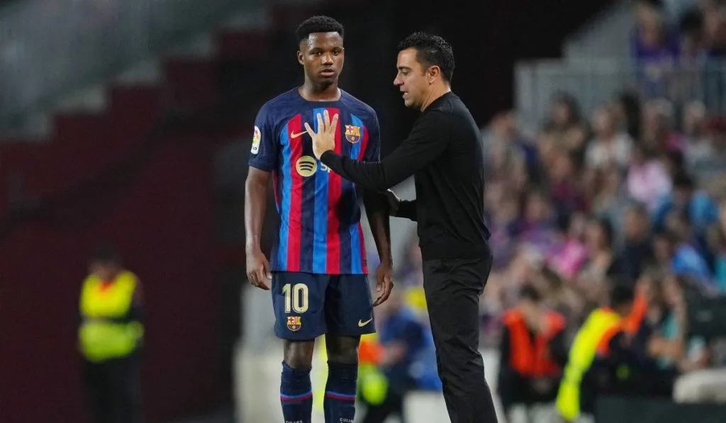 Xavi y Ansu Fati: Getty Images