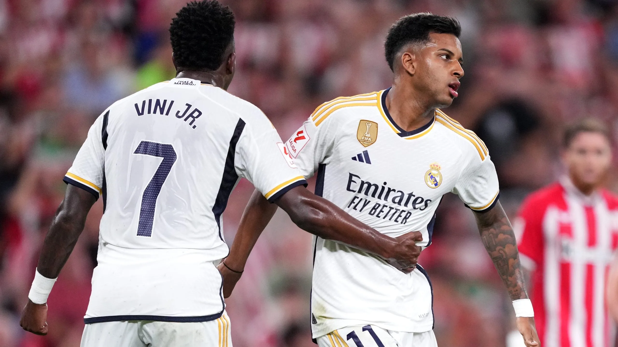 Rodrygo Goes tomará la posta que deja Vinícius en el Real Madrid. Getty Images.