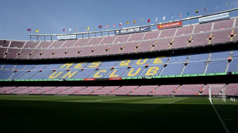 El Camp Nou se sigue transformando de frente a la reforma. Getty Images.