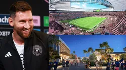 Lionel Messi y Freedom Park.