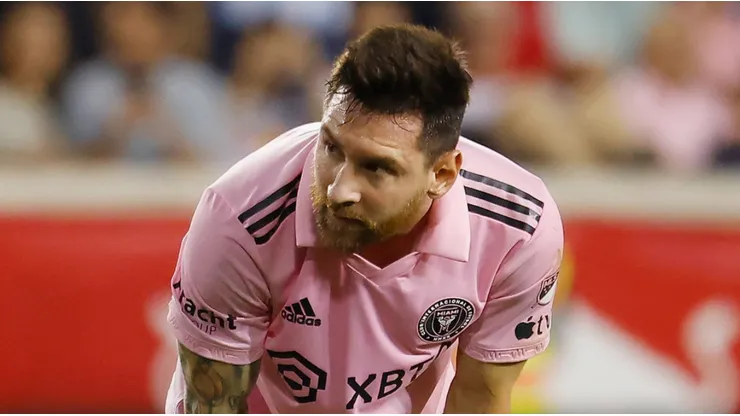 Lionel Messi en Inter Miami vs. New York Red Bulls.
