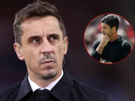 Neville criticó la táctica de Arteta: "Que ponga fin a este experimento"