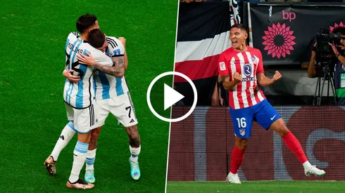 Como en el Mundial: la asistencia de De Paul para Molina en Atlético de Madrid