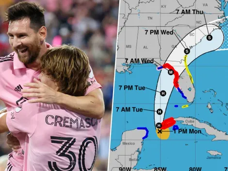 ¿Se suspende? El partido de Messi con Inter Miami en riesgo por alerta de huracán