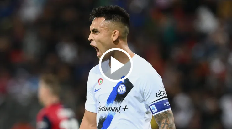 Gol de Lautaro Matinez en Inter de Milan.