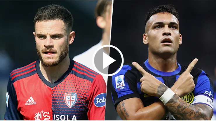 Cagliari vs. Inter por la Serie A.
