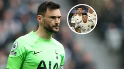 Hugo Lloris podría ser compañero de Paulo Dybala y Leandro Paredes en la Roma. Getty Images.