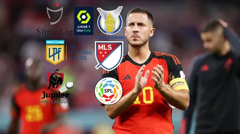 Eden Hazard tendría opciones de siete ligas diferentes. Getty Images.