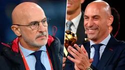 Luis de la Fuente se habría sentido engañado por Luis Rubiales y la RFEF tras el escándalo con Jenni Hermoso. Getty Images.