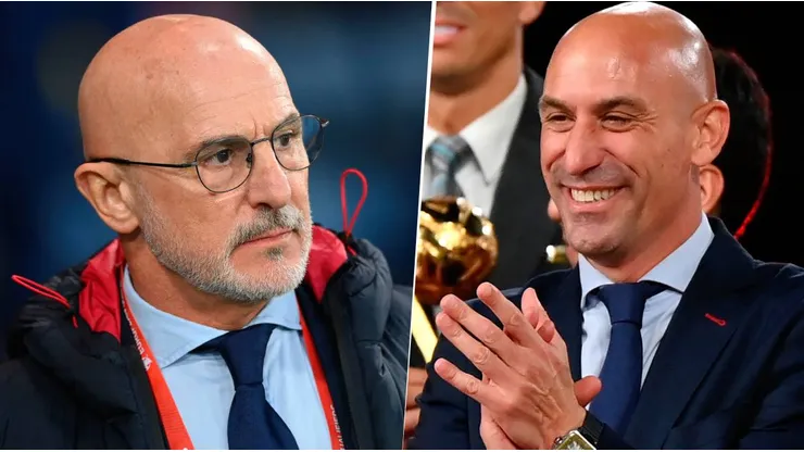 Luis de la Fuente se habría sentido engañado por Luis Rubiales y la RFEF tras el escándalo con Jenni Hermoso. Getty Images.