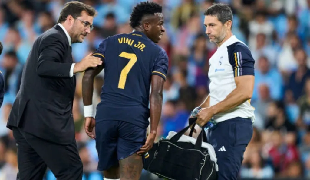 Lesión de Vinicius en Balaídos: Getty Images