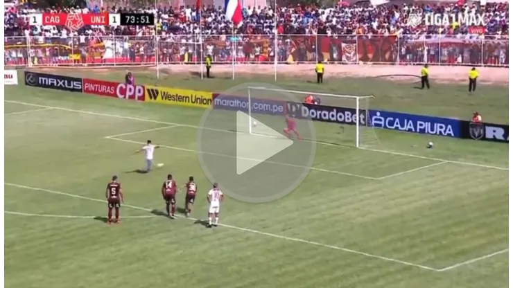 ¡En la repetición lo hizo! Rodrigo Salinas anotó de penal para Atlético Grau ante la "U"