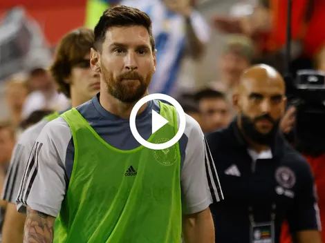 Guardaespaldas de Messi en todas partes: No deja celebrar a Leo con tranquilidad