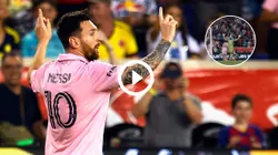 Lionel Messi festejó un nuevo gol en su debut en la MLS con el Inter Miami.