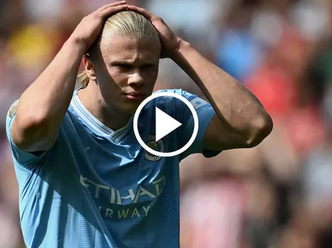 Haaland erró el tercer penal de su carrera