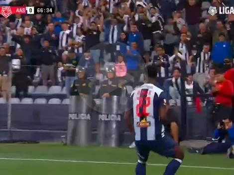 Rodríguez marca el gol del alivio para Alianza Lima