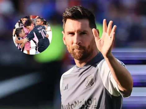 Video: Messi los saludó en el túnel y la reacción llegó a miles de vistas