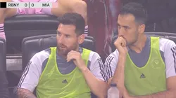 Messi fue suplente junto con Busquets ante New York RB.