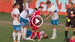 El lateral sufrió la desafortunada jugada en el encuentro entre Universidad Católica y Ñublense