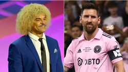 Carlos 'El Pibe' Valderrama y Lionel Messi.
