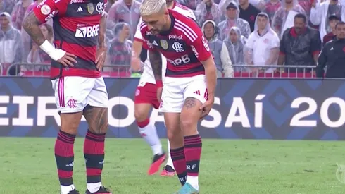 El charrúa tuvo que abandonar en el primer tiempo ante Inter