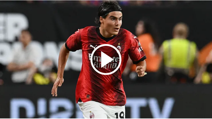 Luka Romero, uno de los jugadores que posee Milan.