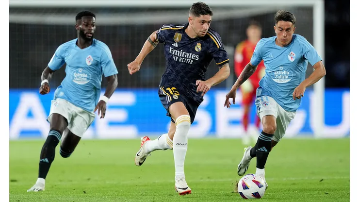 El charrúa fue titular en el sufrido triunfo del Real Madrid ante Celta