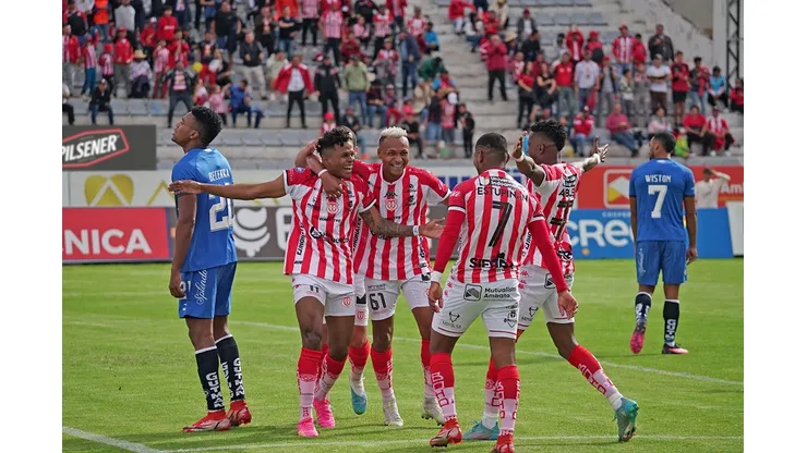 Ambato 04 de junio 2023 estadio Universidad Indoamérica Bellavista Tecnico Universitario se enfrenta al Guayaquil City por la fecha 13 del campeonato nacional de futbol serie A de la Liga Pro Bet593- FOTOS-API-JORGE-PEREZ-