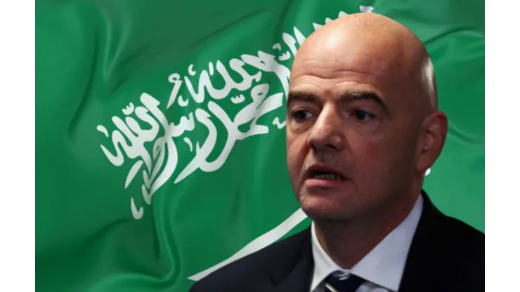 Gianni Infantino y Arabia Saudita.