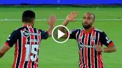 Lucas Moura aprovechó los espacios y marcó el descuento.