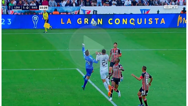 Sao Paulo evitó golazo a Paolo Guerrero