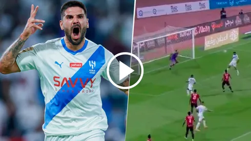 Aleksandar Mitrovic marcó su primer gol con Al Hilal.