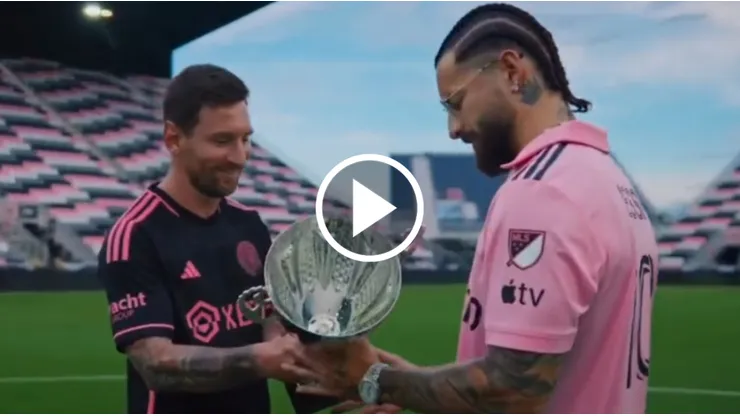 Messi participó en la nueva canción de Maluma.